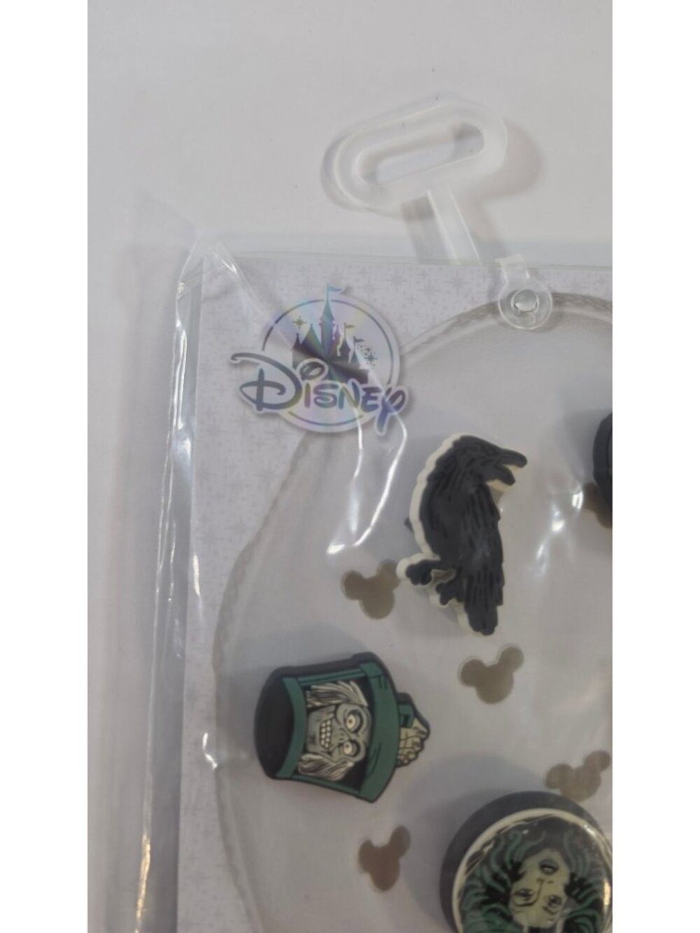 DISNEY CROCS HAUNTED MANSION GLOW IN THE DARK HALLOWEEN MNSSHP JIBBITZ CHARMS - Picture 3 of 10